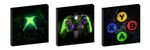 XBOX SET OF 3 WALL ART PLAQUES/CANVAS PICTURES