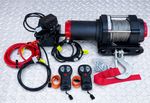 Updated Electric Winch 12V 4500lb/3000lb with SYNTHETIC Rope ATV Wireless Remote