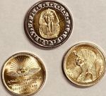 ROYAL SET-Egyptian Pound Coin Mummies Parade+2 Royal Coins
