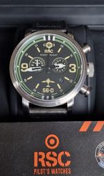 RSC D-Day Dakota Pilot Watch.  ORIGINAL PART of the C-47 Night Fright.  Exc+