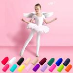 Girls Ballet Dance Pantyhose Kids Velvet Tights Black White Stockings 0-15Y Soft