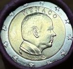Monaco coin 2€ euro 2022 UNC Prince Albert II montecarlo principality microstate