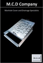 ALL STEEL Manhole Cover Block Paving 300x300 450x450 600x450 600x600  80mm-deep