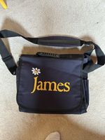 James The Band Rare Messenger Bag Records Logo Stencil Official Tim Booth Blue