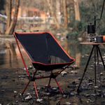 UK Foldable Outdoor Beach Camping Chair Ultralight Portable Mountaineering Chair