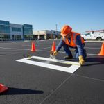 Parking Lot Line Stencil Reusable Pavement Striping Template Portable