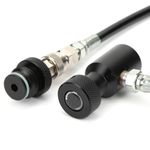 Doanas-G1/2 Aluminium Air Coil Remote Corrugated Connecting Hose Without Valve