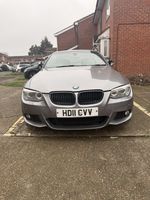 BMW E93 352i Convertible 2007-2012. Beige Leather Interior Seats/Grey M Sport