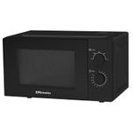 EMtronics 20 Litre Black Microwave 700W With Defrost and 35 Minute Timer
