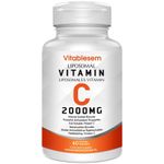 Liposomal Vitamin C Capsules 2000mg - High Strength 60 count (Pack of 1)
