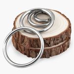 Large & Small Stainless Steel O-Rings ⛓ Welded Buckles Webbing Leathercraft