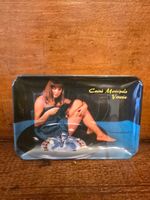Vintage Modiano Casino Venezia Ashtray Melamine Pin-Up Roulette Italy 1960s 