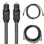 Toslink Optical Audio Cable SPDIF Digital Lead Gold Plated 1M-5M UK