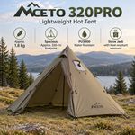 MCETO 320 PRO Pyramid Hot Tent Stove Jack Bushcraft Camping Shelter