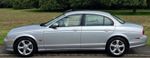 Jaguar S-Type, 3L V6. Bright Metallic Silver,