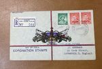 Australia 1937 KGVI Coronation Unusual Registered Cover FDC SYDNEY POSTMARK