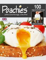 Perfect Poached Eggs Every Time - Poachies Egg Poaching Bags - 100 bags
