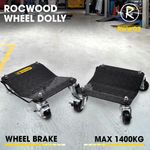 2PCS Car Wheel Dolly RocwooD Premium Ball Bearings Skate Furniture Car Mover