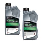 2x Granville CHF Central Hydraulic Fluid Power Steering Suspension Oil 1L Green