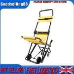 Manual Transport Stair Chair Withstands 350.53 lbs Portable Folding for Transfer