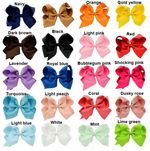 2" 3" 4" 5" 6" 8" 10" Hair Bows Alligator Hair Clips