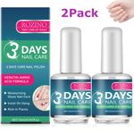 3 Days Nail Care - Strengthening & Hydration,for Dry, Weak & Fragile Nails, 2pcs