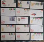 Great Britain Job Lot / Collection of 15 Definitive First Day Covers. (Lot 208)