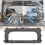 PVC UTV Soft Rear Windshield for Polaris Ranger XP 1000 900 Crew 2013-2024