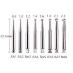 5-100 PCS DENTAL Round Carbide Bur for Slow Speed Latch RA1-8