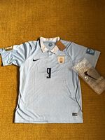 Nike Uruguay Away Football Shirt Nunez 9 Dri-FIT Blue Short Sleeve XL