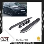FOR LAND ROVER DISCOVERY SPORT SIDE STEPS RUNNING BOARDS BLACK/SILVER UK SELLER