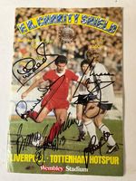 Liverpool v Tottenham Hotspur SIGNED Charity Shield 1982 Programme #LFC