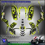 Yamaha Raptor 660 660R Graphics kit 2001 2002 2003 2004 2005 decals stickers atv