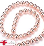 100 ROSE GOLD ROUND HEMATITE BEADS 3mm PREMIUM QUALITY JEWELLERY MAKING HEM12