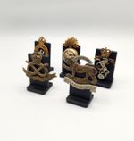 WW1/WW2 British Cap Badge Display Stand (5 Pack)