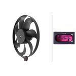 Radiator Fan 8EW366420-011 Hella Cooling 1J0959455 1J0959455B 1J0959455E
