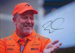 Zak Brown Hand Signed A4 Photo Formula 1 McLaren Principle - F1 Autograph + COA 