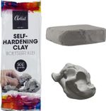 Air Drying Clay, Grey, 500g Pack - Soft, Lightweight, Self-Hardening, Paintable