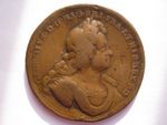 1714 George I Entry into London medal copper 46mm Eimer 467