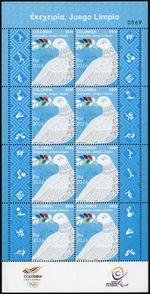 Colombia Colombia 2016 Olympics Rio Olympics Olympics Mini Sheet MNH