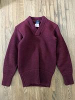 Vintage 30s 40s Champion Knitwear V-Neck Sweater School
