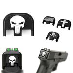 Aluminum Rear Cover Slide Back Plate for Glock G17 G19 21-24 26 27 29-41 GEN 5