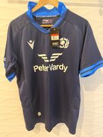 Macron Scotland Rugby Shirt Blue Mens Size L #asone