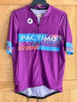 Pactimo Mens cycling jersey full zip athletic bike shirt top