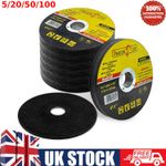 100 x 115mm ULTRA THIN 1mm METAL CUTTING BLADE DISC FOR STEEL & STAINLESS ANGLE