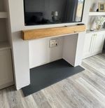 Slate Natural Stone hearth for wood burners & fireplace