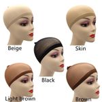 2x Wig Cap Nude Breathable Unisex Stocking Stretch Hair Liner Net Medical Grade