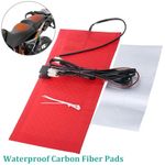 Universal 12V Motorcycle Heating Pad Seat Heater Pad with Switch Waterproof