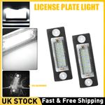 For VW Transporter T5 Golf MK5 Caddy MK3 2X Number Plate Lamp Light Bulb Holder