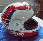Wayne Gardner replica Shoei crash helmet
